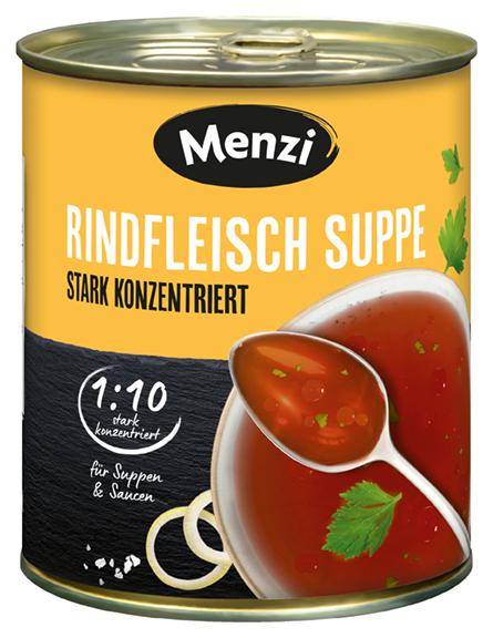Rindfleisch Suppe stark konzentriert