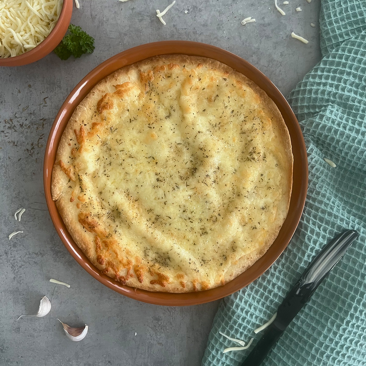 Tortilla Knoblauchbrot