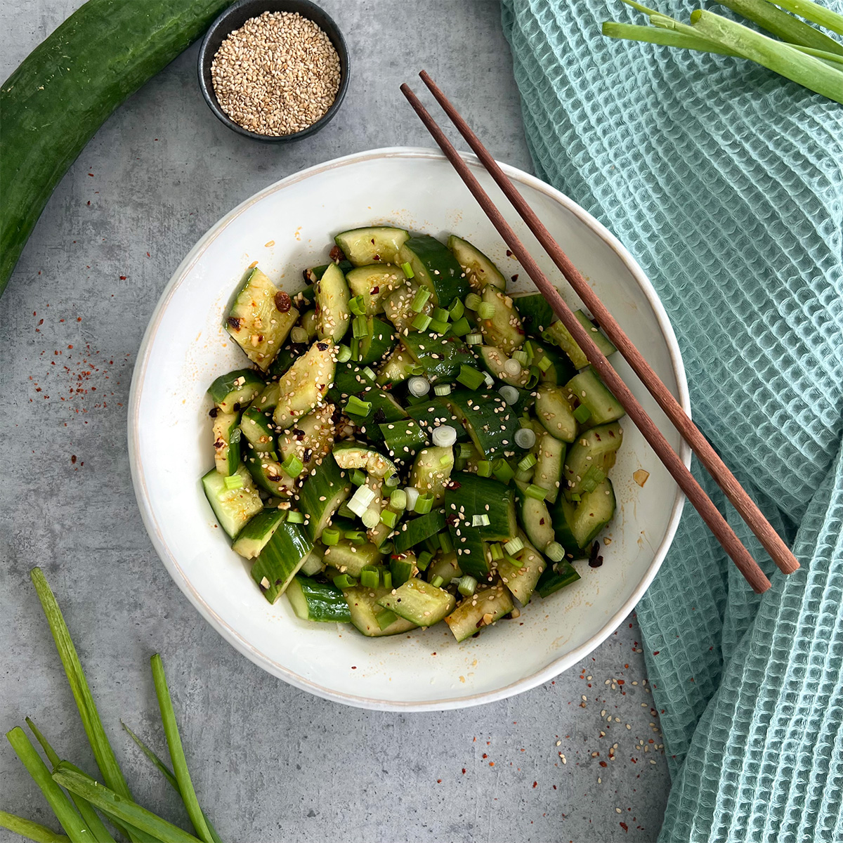 chinesischer Gurkensalat