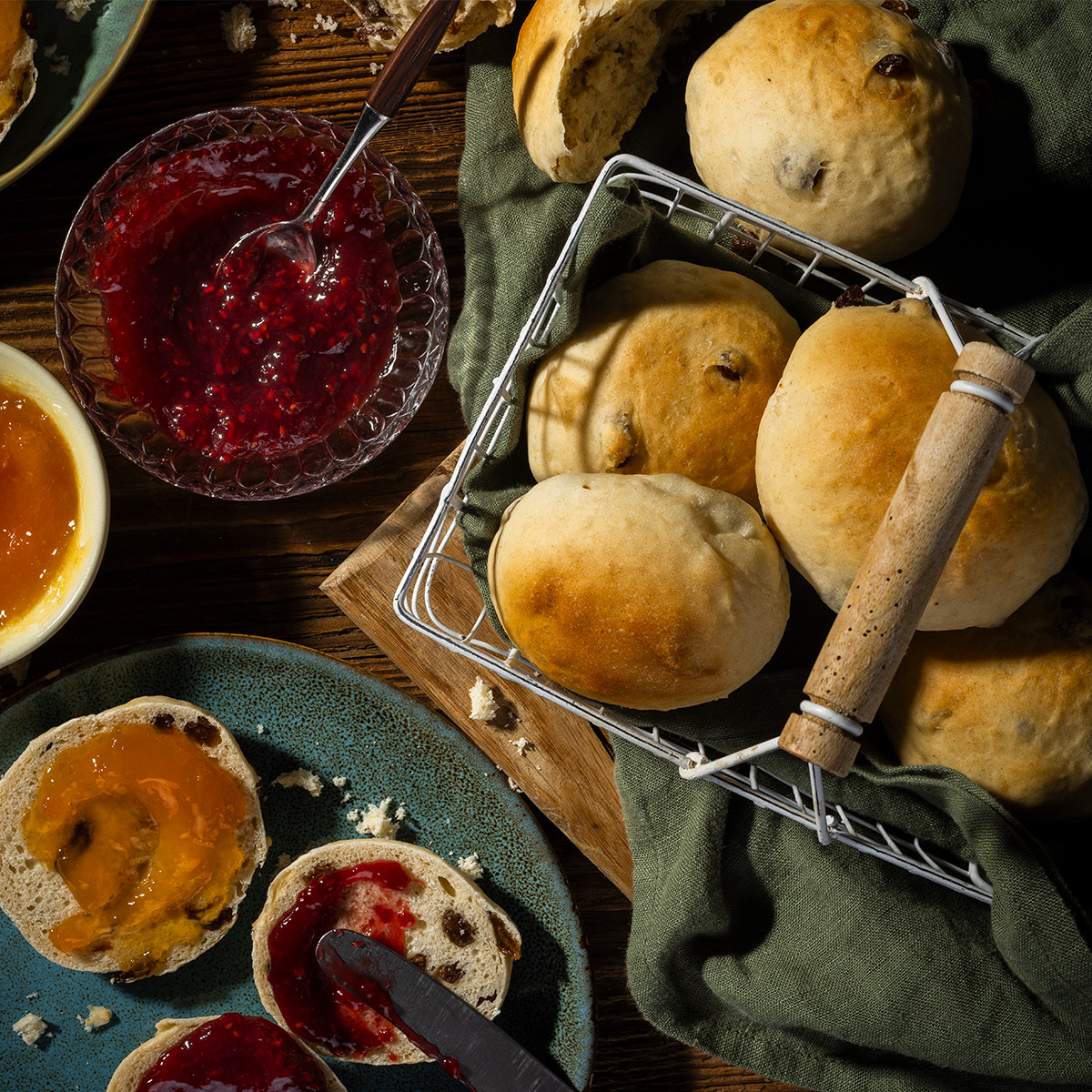 Rosinenbrötchen