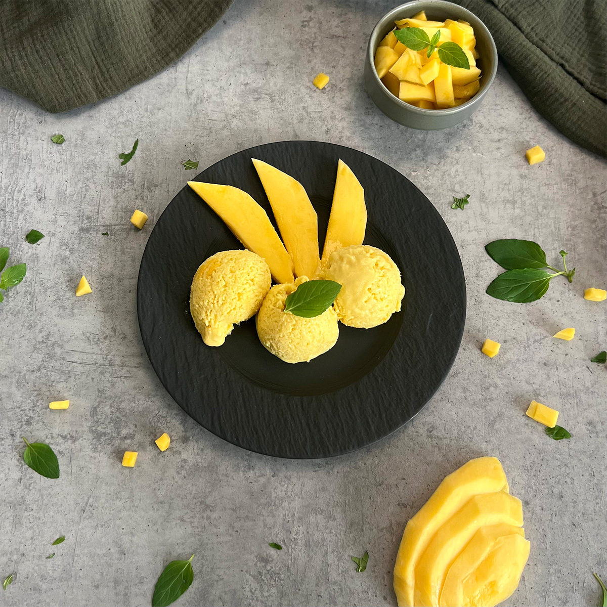 Mango Kokos Eis