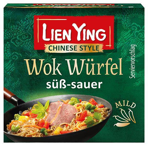 WOK Würfel süß-sauer