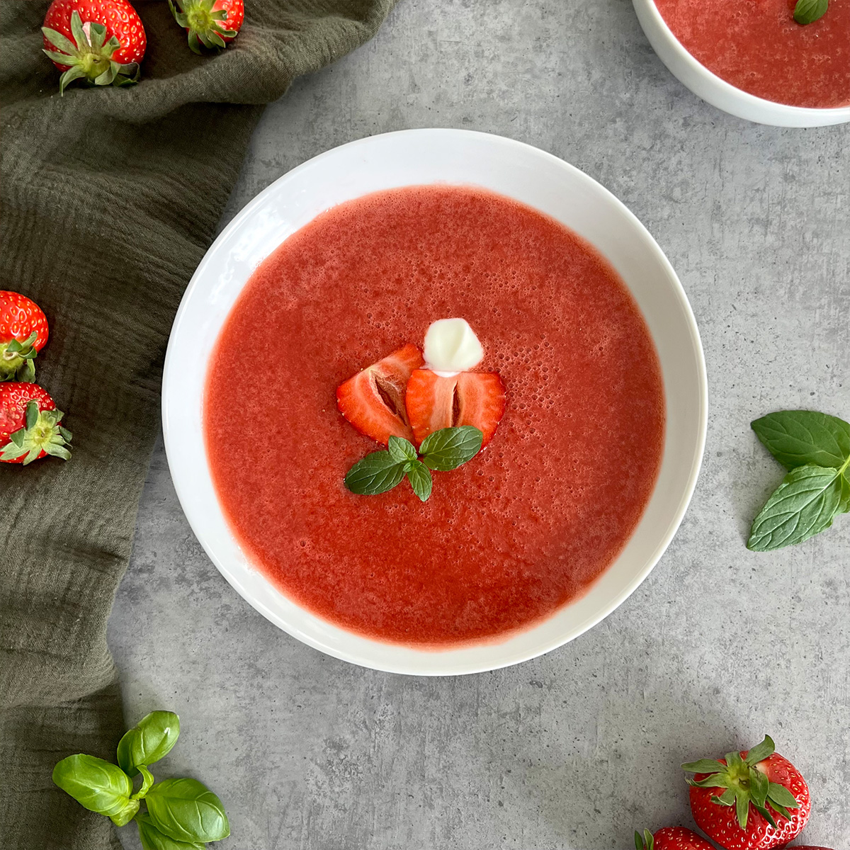 Erdbeersuppe