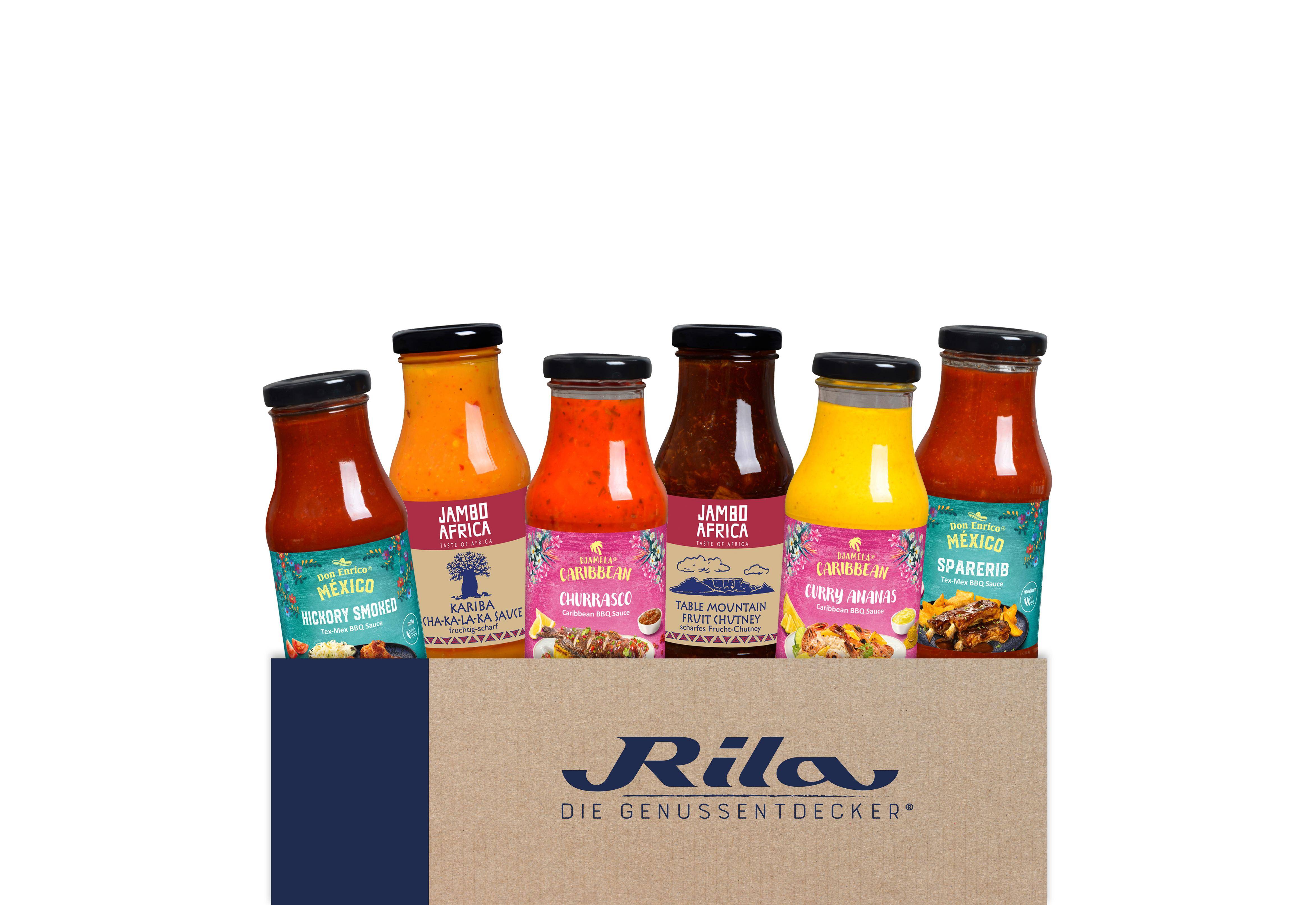 Grillsaucen Premium Box (2x Mexico, 2x Afrika, 2x Karibik) Grillsaucen Premium Box (2x Mexico, 2x Afrika, 2x Karibik)