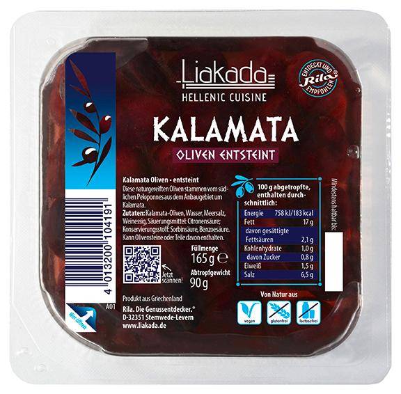 Kalamata Oliven entsteint