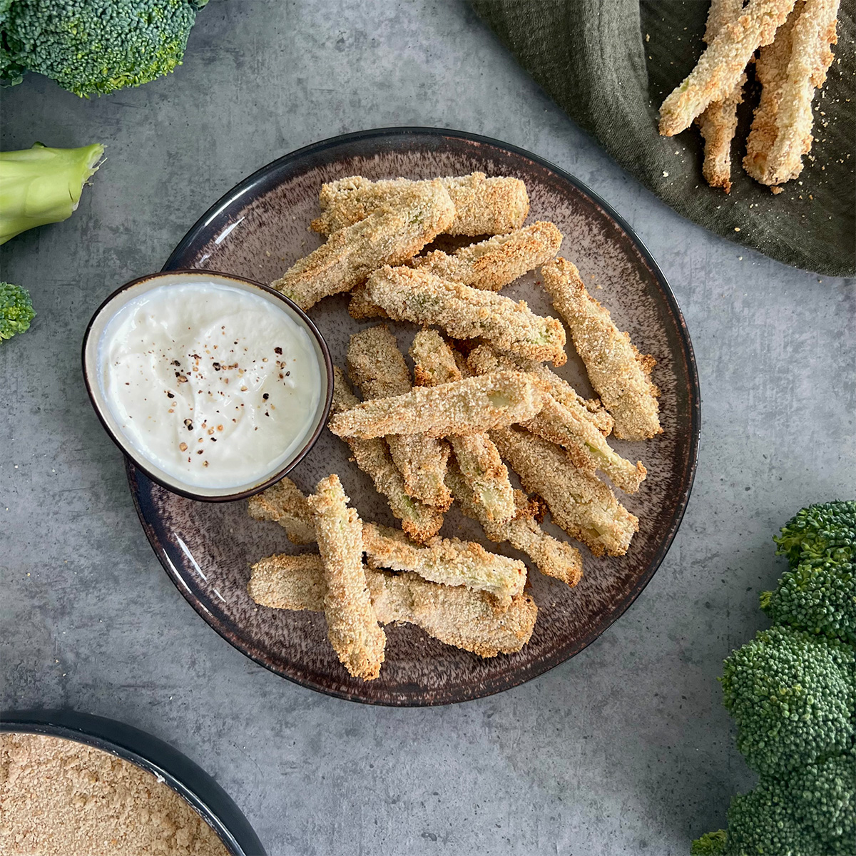 Brokkoli-Sticks