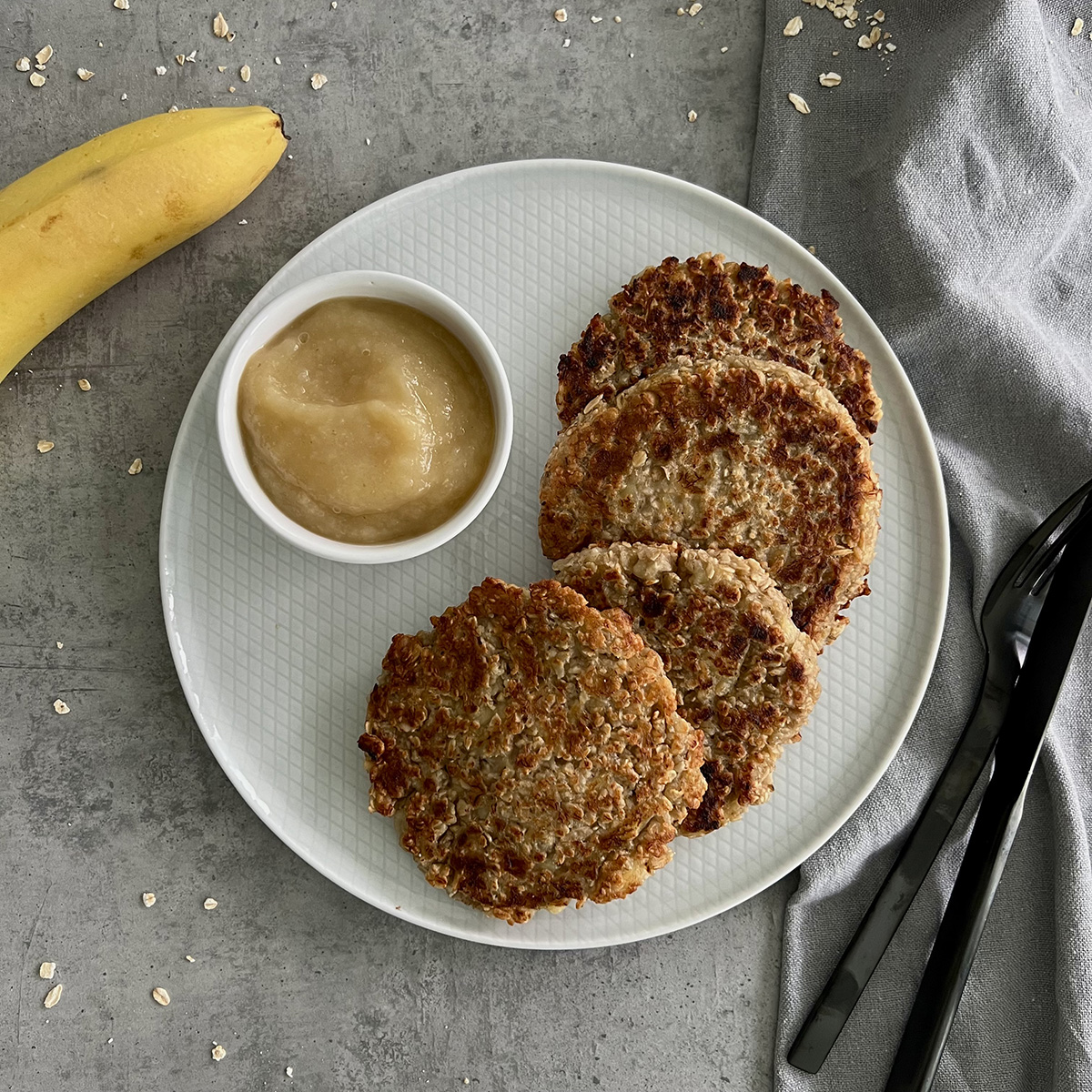 Bananen Pfannkuchen (3 Zutaten) Bananen Pfannkuchen (3 Zutaten)