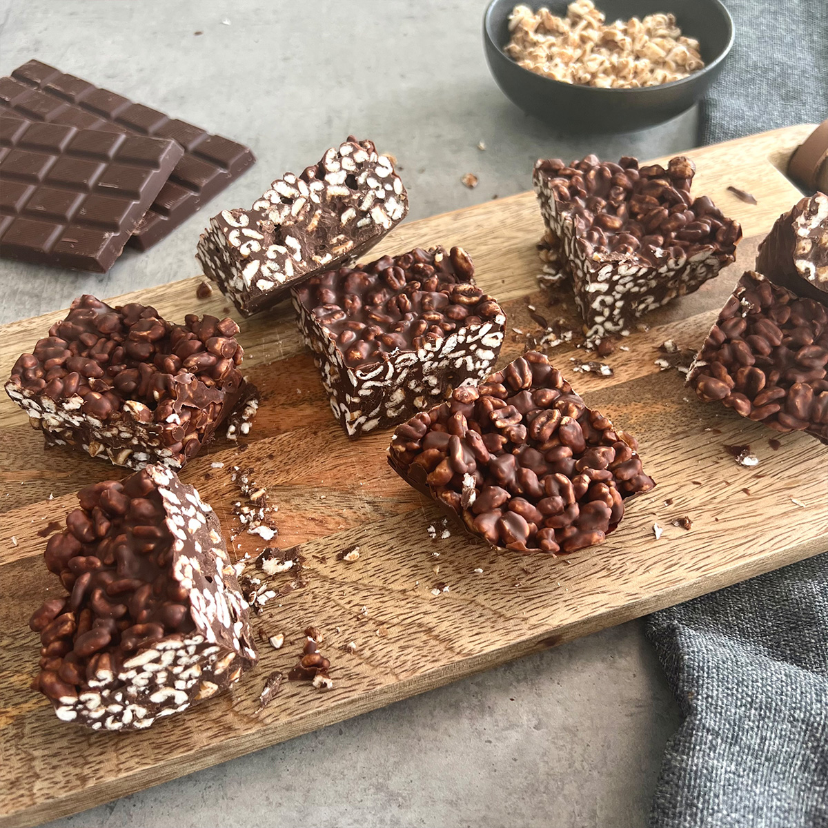 Puffreis Schokolade