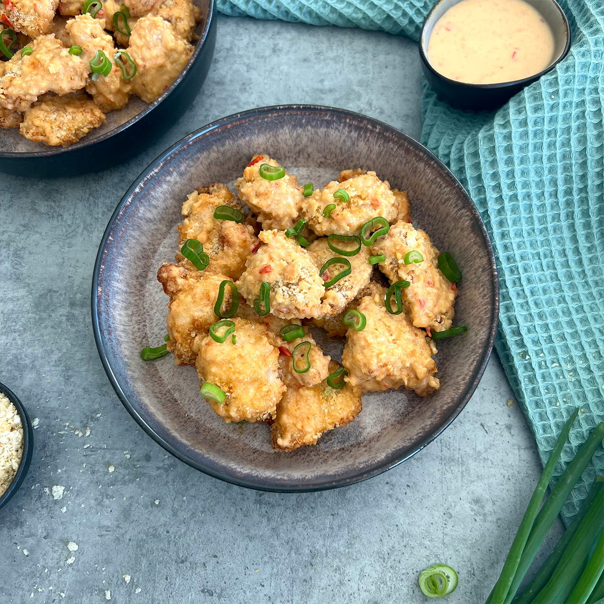 Air Fryer Bang Bang Chicken Bites