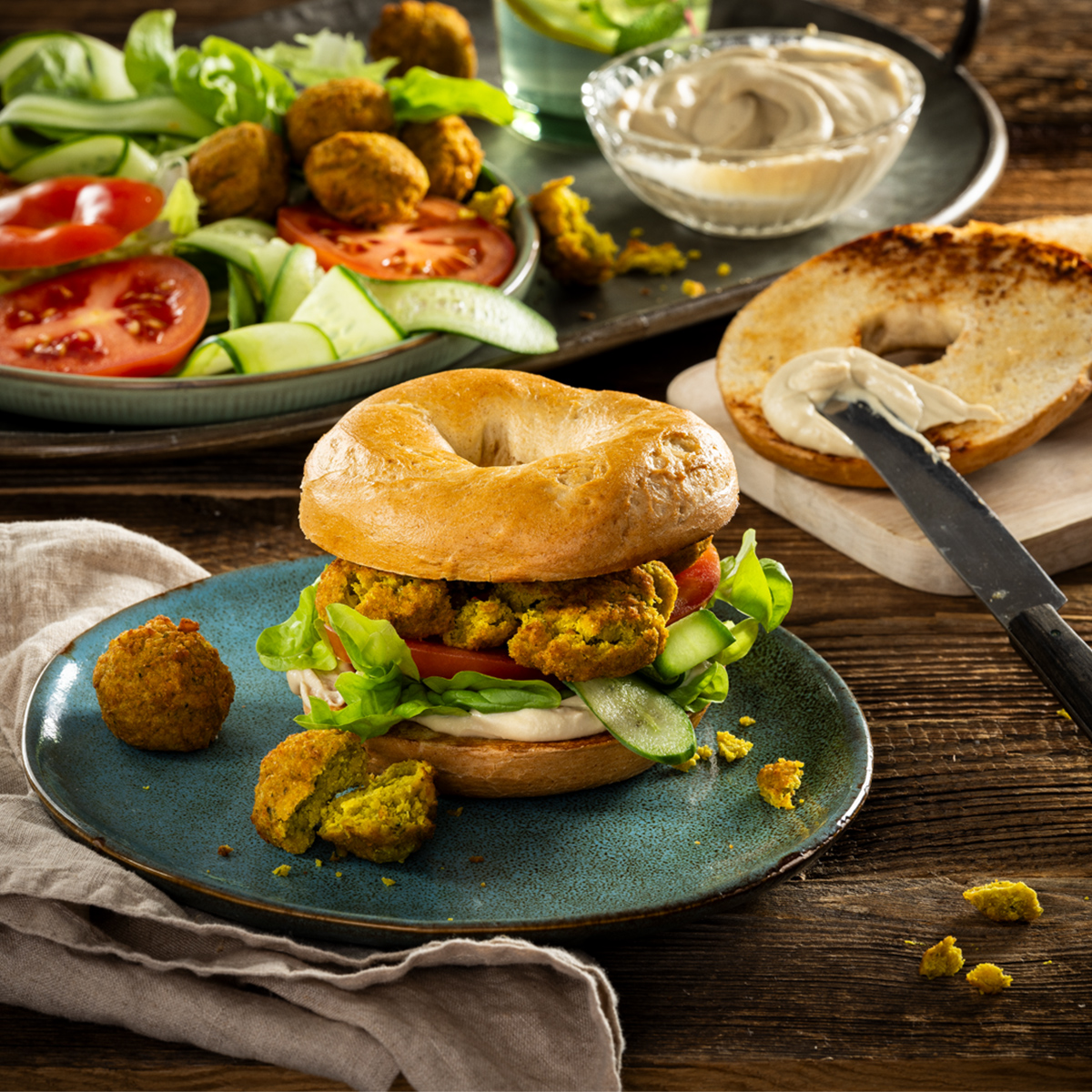 Falafel Bagel
