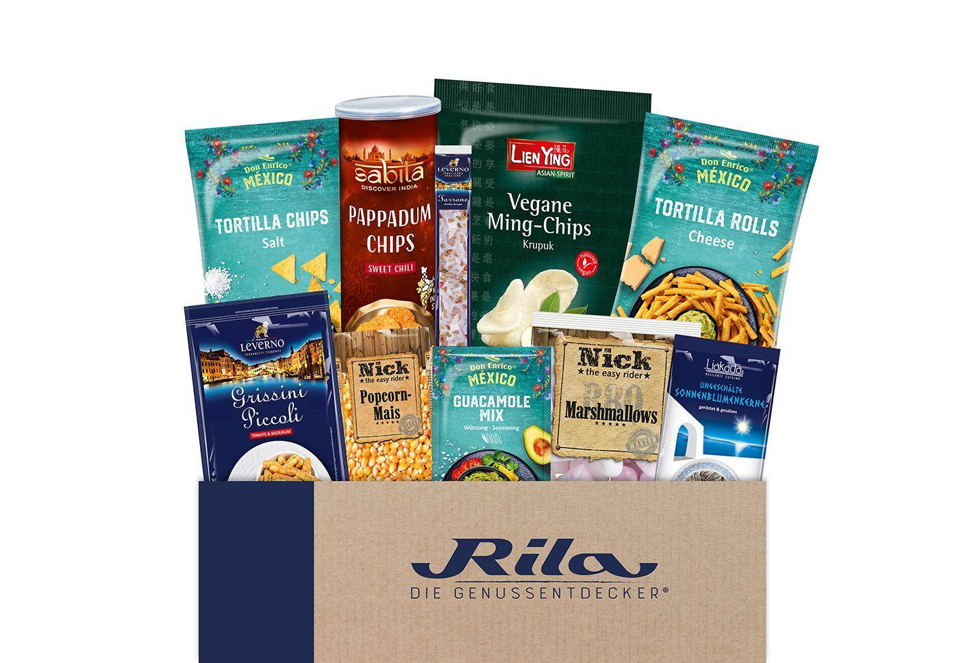 Snack Knabber Box (10-teilig, aus aller Welt)