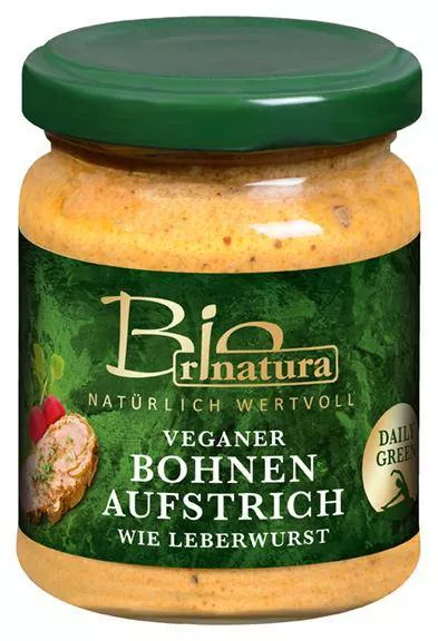 Veganer Bohnenaufstrich wie Leberwurst Bio