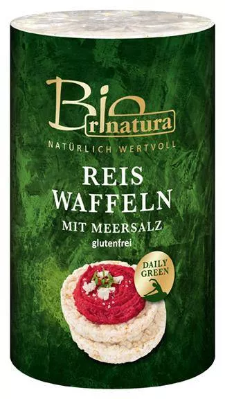 Reiswaffeln mit Meersalz Bio