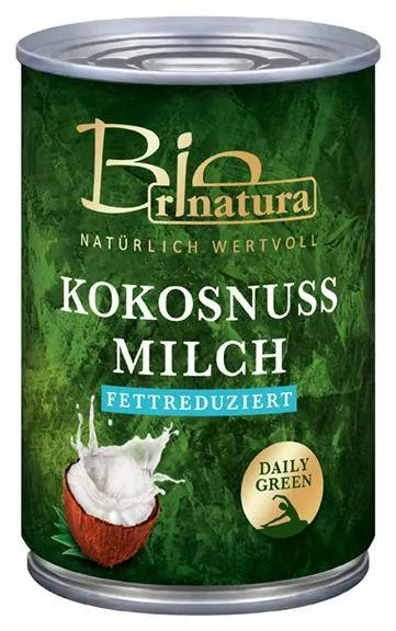 Kokosnussmilch fettreduziert Bio