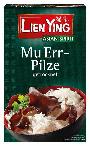 Mu Err-Pilze getrocknet