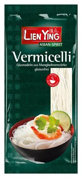 Vermicelli Glasnudeln aus Mungobohnenstärke