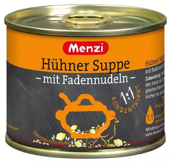Hühner Suppe mit Fadennudeln