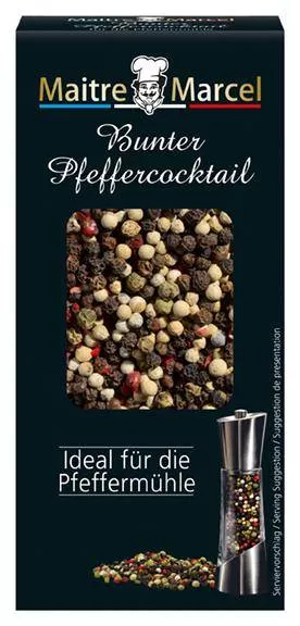 Bunter Pfeffercocktail ideal für die Pfeffermühle