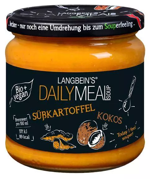 Süßkartoffel-Kokos Suppe Bio