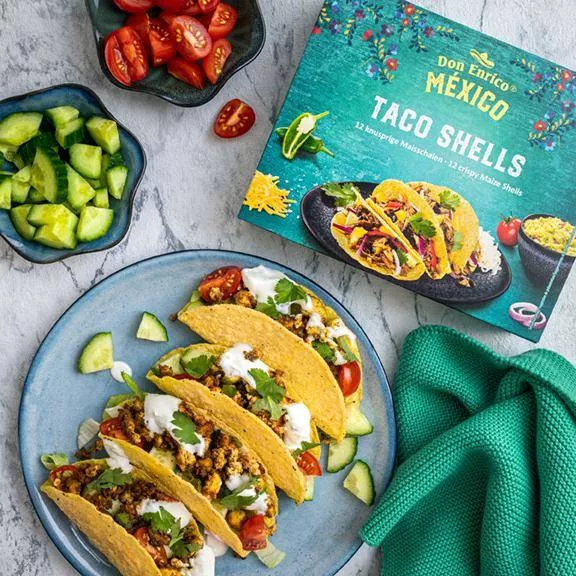 Taco Shells 12 knusprige Maisschalen