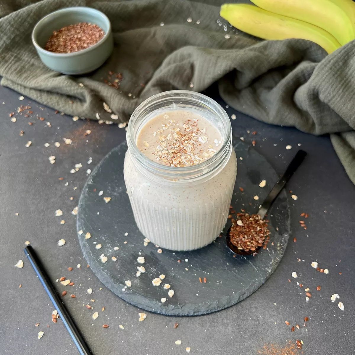 Bananen Oatmeal Smoothie