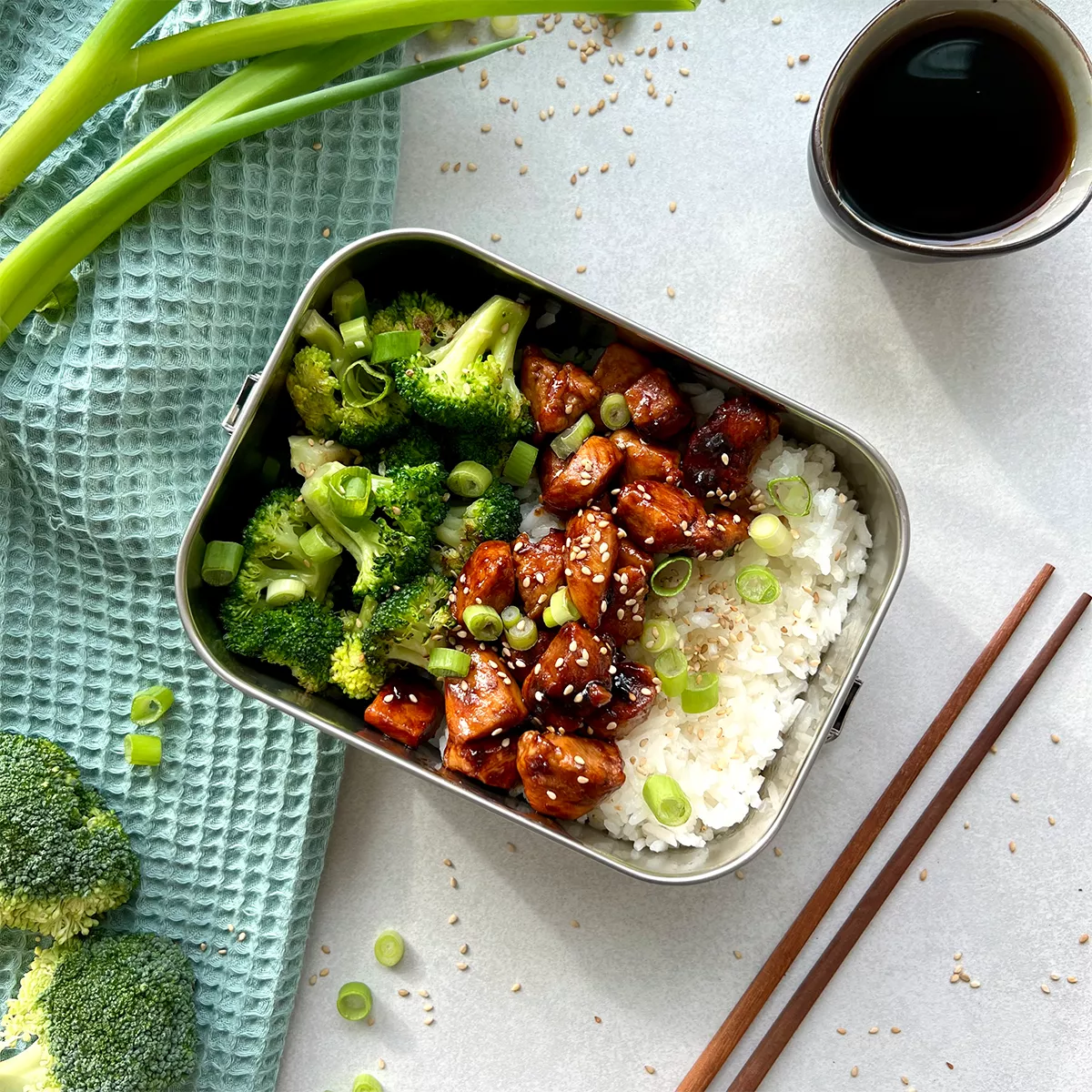 Chicken Teriyaki Meal Prep Bowl