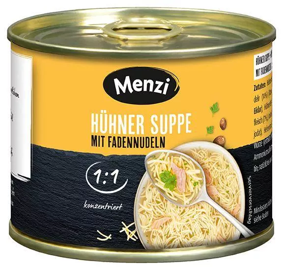 Hühner Suppe mit Fadennudeln