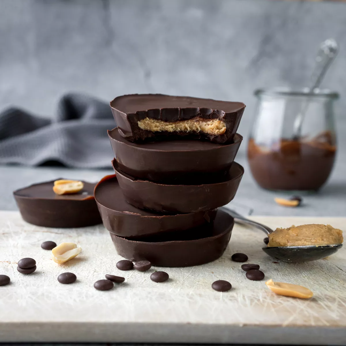 Erdnussbutter Cups