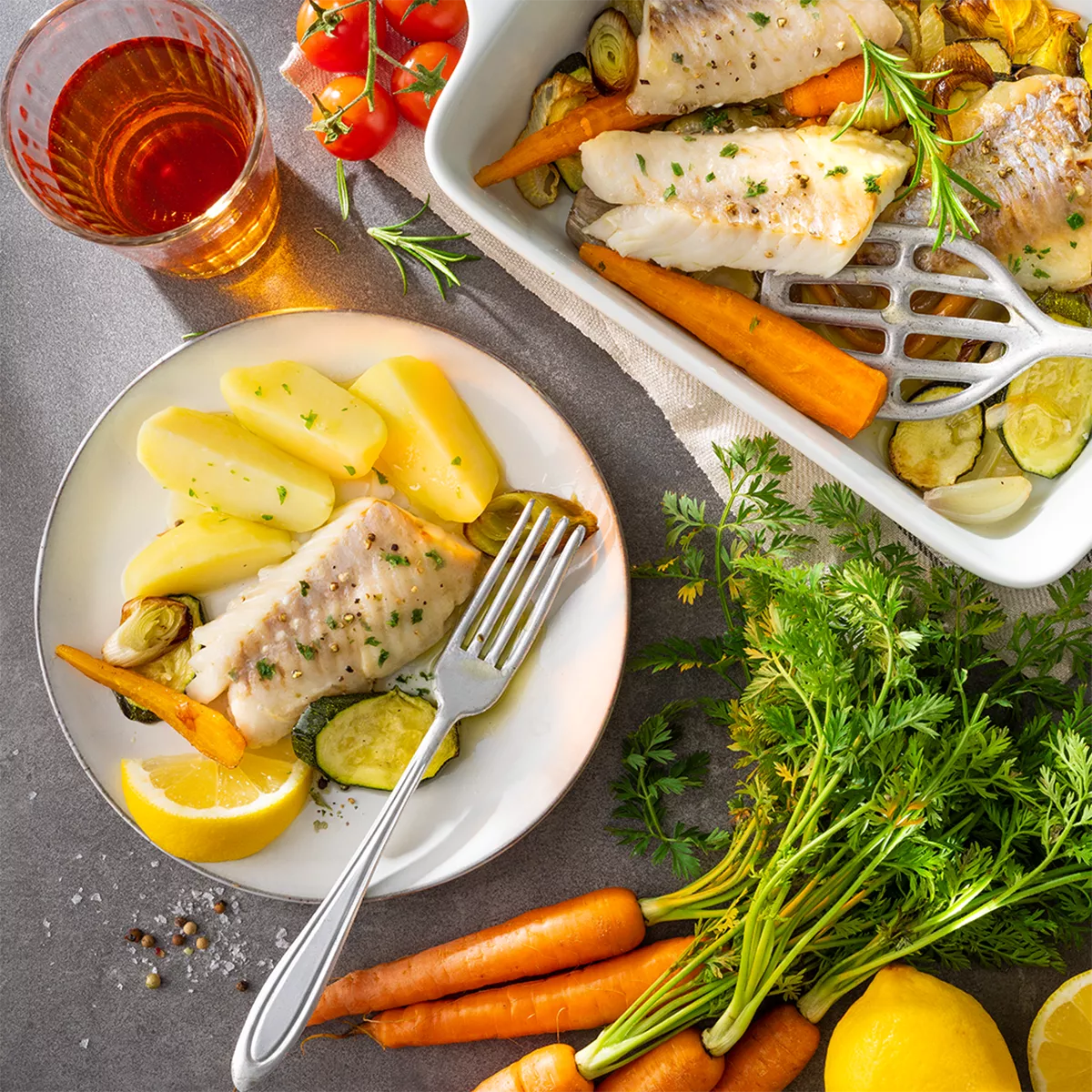 Fischfilet mit Kräuterkruste