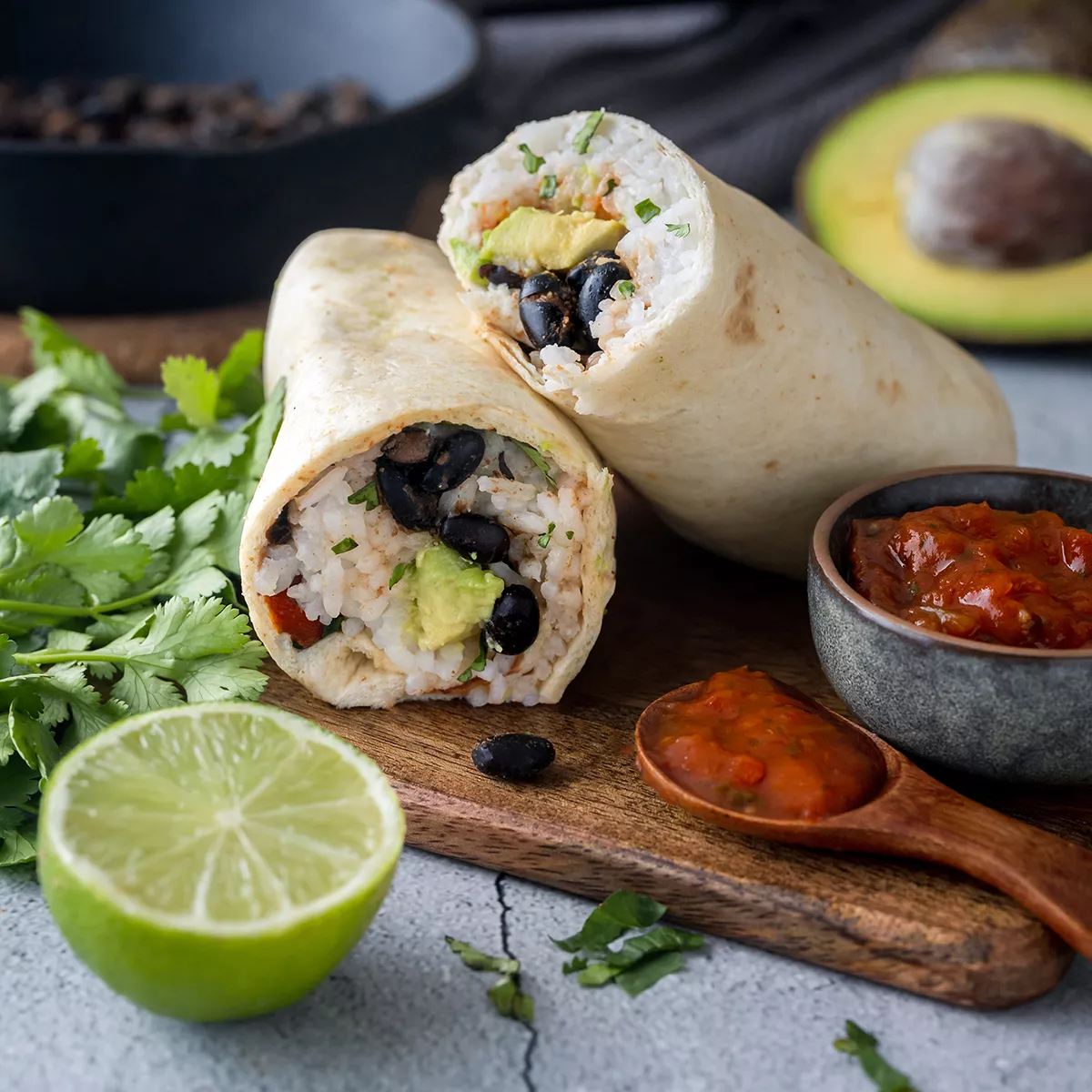 Vegetarischer Burrito