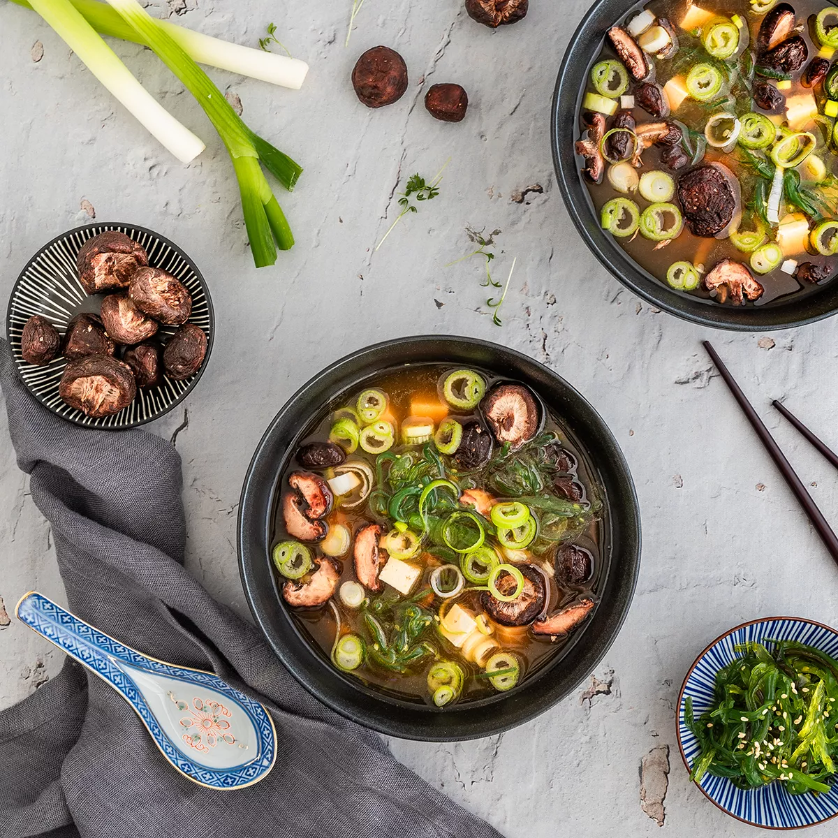 Miso Suppe mit Wakame