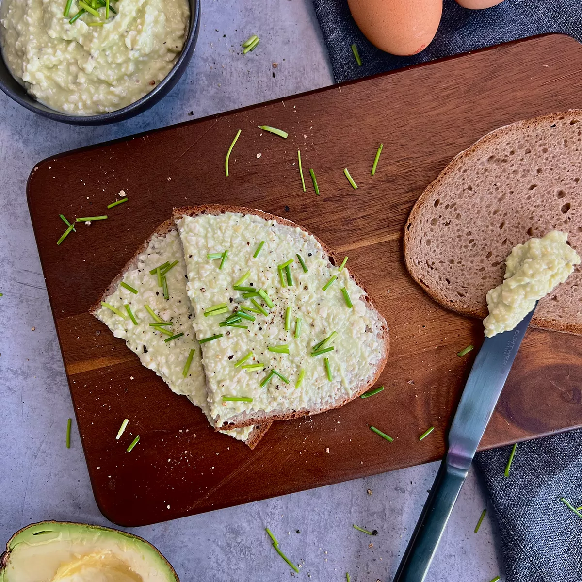 Schneller Avocado Ei Aufstrich