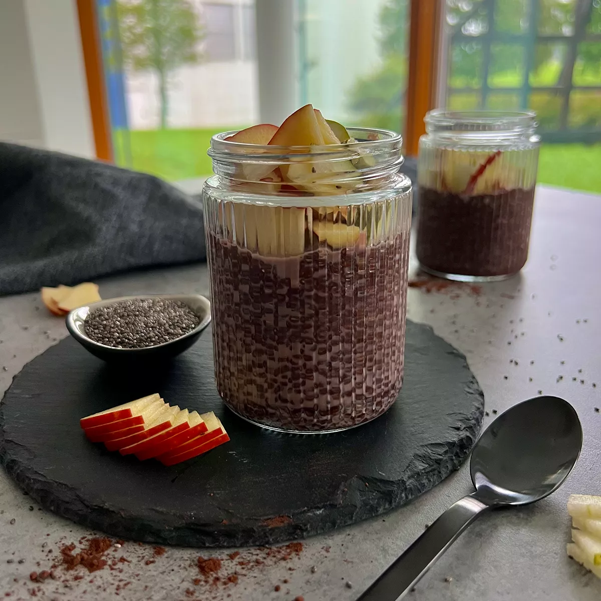 Schoko Chia Pudding