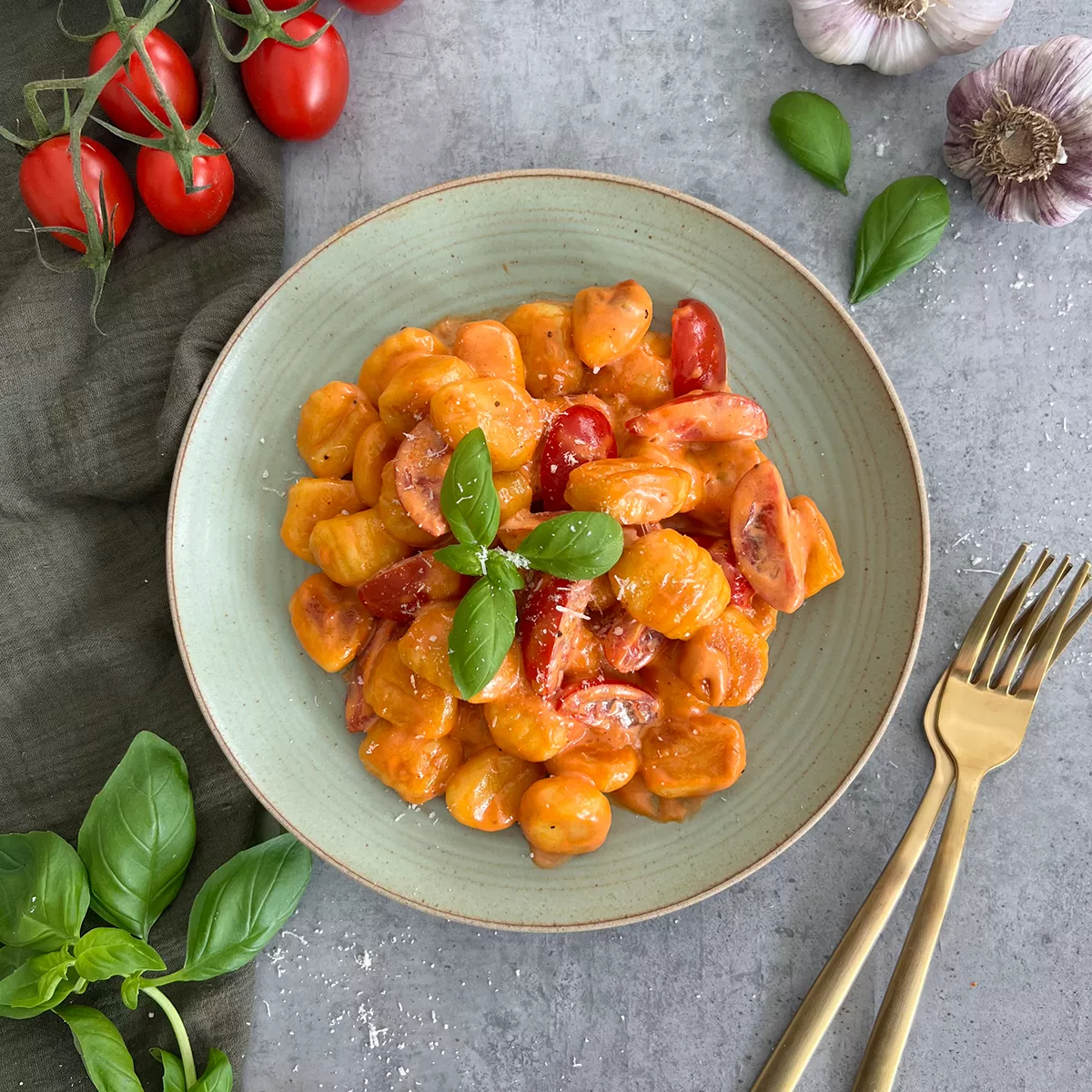 Tomaten Gnocchi Pfanne